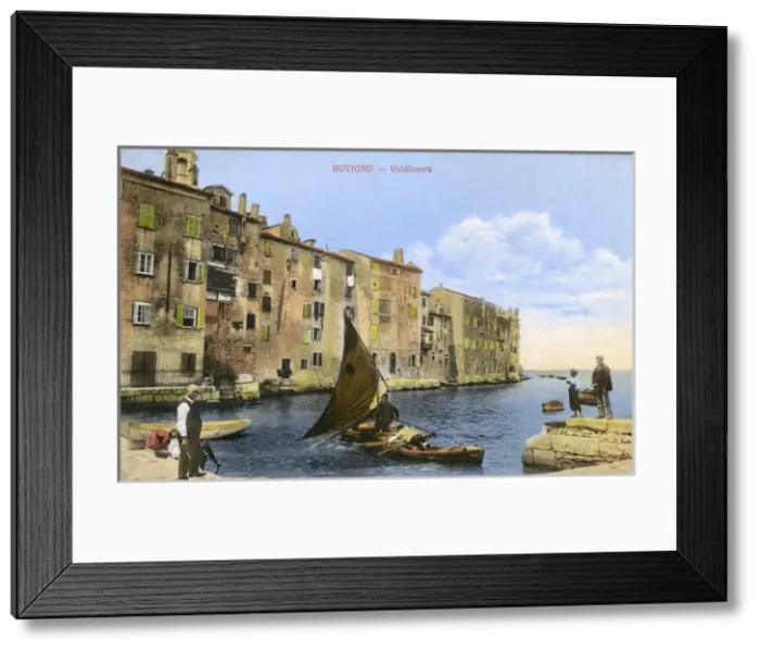 Framed Print : Croatia - Rovinj / Rovigno - Harbour Framed Print : Croatia - Rovinj / Rovigno - Harbour