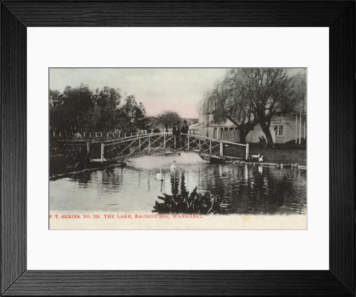 Framed Print : New Zealand - The Lake, Racecourse, Whanganui Framed Print : New Zealand - The Lake, Racecourse, Whanganui