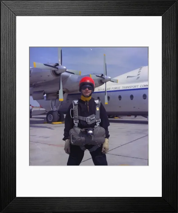 Framed Print : RAF Falcons freefall team, France Framed Print : RAF Falcons freefall team, France