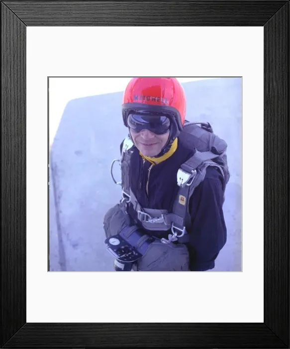 Framed Print : RAF Falcons freefall team, France Framed Print : RAF Falcons freefall team, France