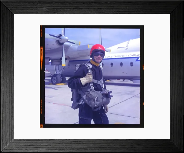 Framed Print : RAF Falcons freefall team, France Framed Print : RAF Falcons freefall team, France