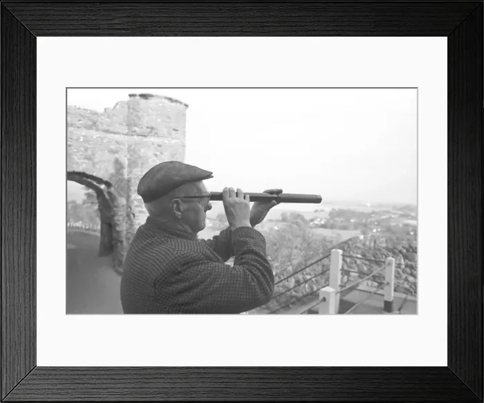Framed Print : Fred Curd, watchman at Rye, Sussex