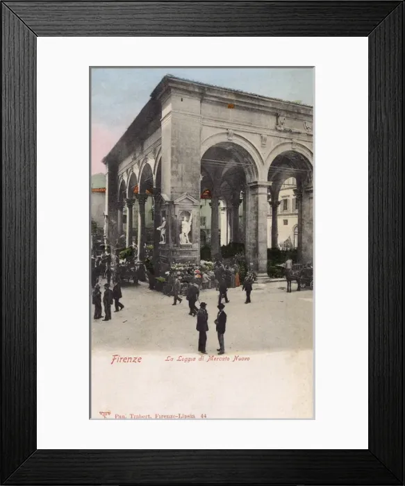 Framed Print : Florence, Italy - Loggia of the New Market Framed Print : Florence, Italy - Loggia of the New Market