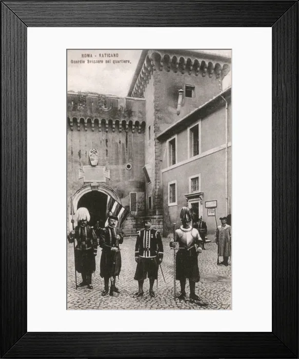 Framed Print : Vatican City, Rome, Italy - Quarters of the Swiss Guard Framed Print : Vatican City, Rome, Italy - Quarters of the Swiss Guard