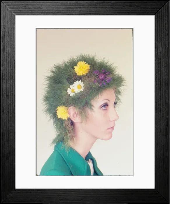 Framed Print : Vegetable hair stylist, London Framed Print : Vegetable hair stylist, London