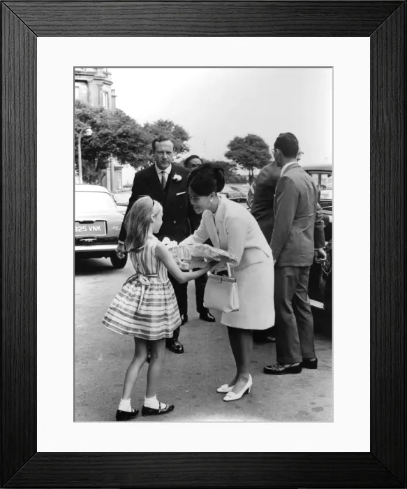 Framed Print : King and Queen of Thailand at Eastbourne, Sussex Framed Print : King and Queen of Thailand at Eastbourne, Sussex