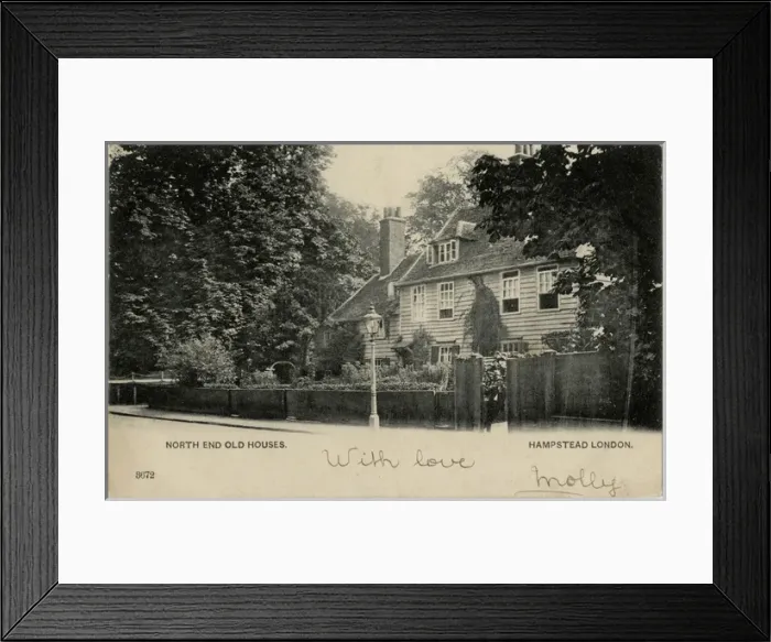Framed Print : North End - Old houses - Hampstead, London Framed Print : North End - Old houses - Hampstead, London