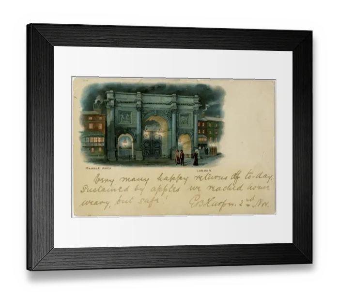 Framed Print : Marble Arch, London at night Framed Print : Marble Arch, London at night
