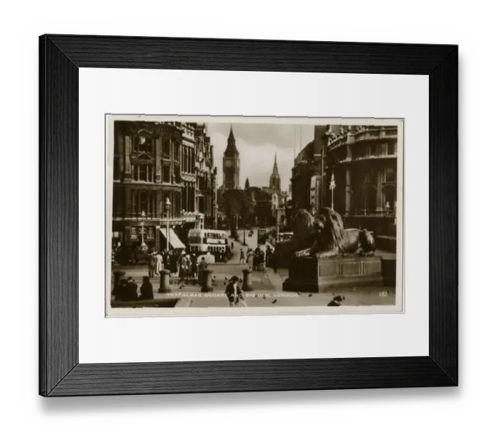 Framed Print : Trafalgar Square and Big Ben, London Framed Print : Trafalgar Square and Big Ben, London