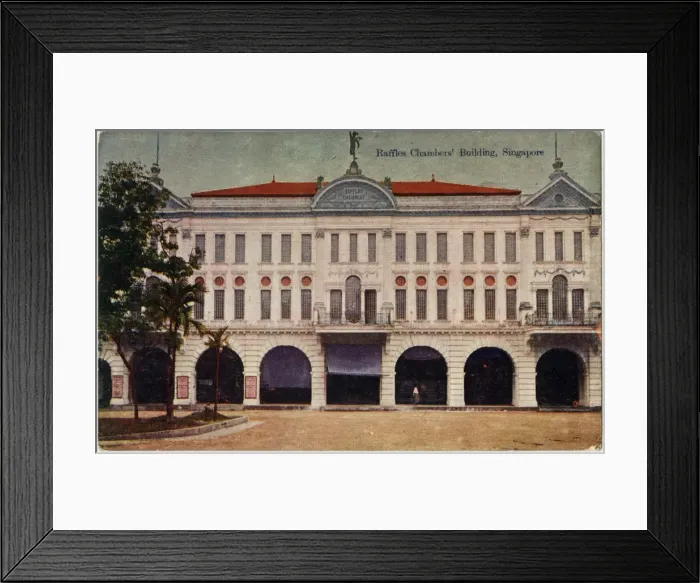 Framed Print : Raffles Chambers Building, Singapore Framed Print : Raffles Chambers Building, Singapore