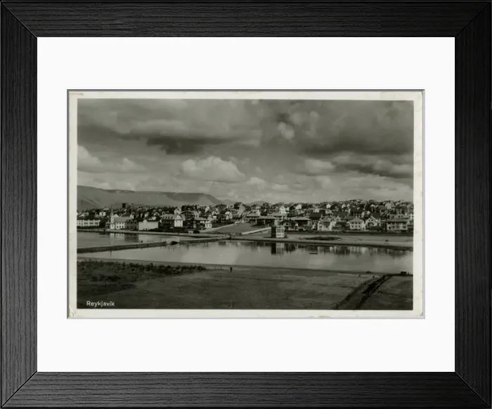 Framed Print : Iceland - Reykjavik - Panoramic view Framed Print : Iceland - Reykjavik - Panoramic view