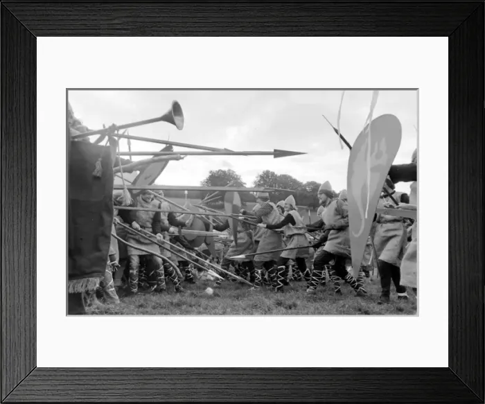 Framed Print : Battle of Hastings re-enactment Framed Print : Battle of Hastings re-enactment