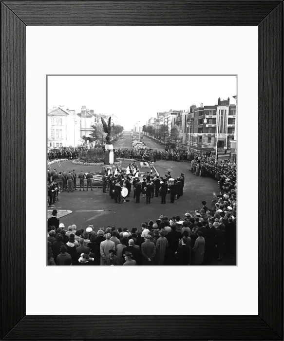 Framed Print : Armistice Day event in Eastbourne, Sussex Framed Print : Armistice Day event in Eastbourne, Sussex