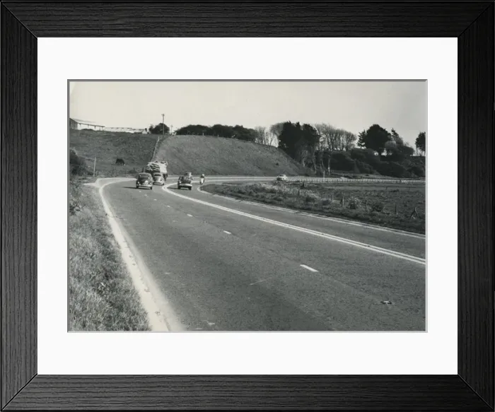Framed Print : Traffic on a main road Framed Print : Traffic on a main road