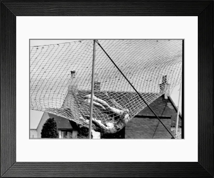 Framed Print : Stunt woman cannonball loses her knickers Framed Print : Stunt woman cannonball loses her knickers