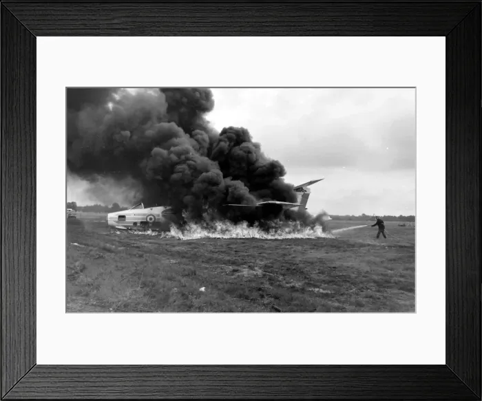 Framed Print : Aircraft Firefighters School, Stansted, Essex Framed Print : Aircraft Firefighters School, Stansted, Essex