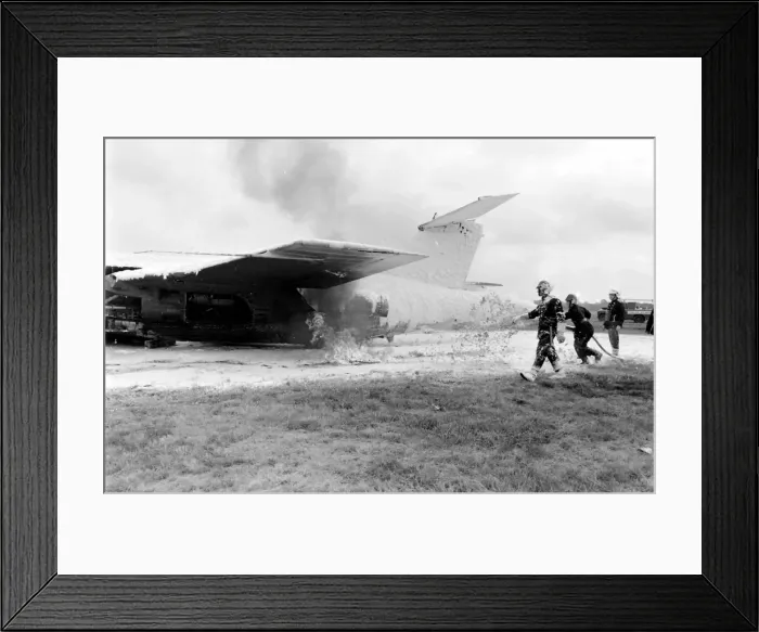 Framed Print : Aircraft Firefighters School, Stansted, Essex Framed Print : Aircraft Firefighters School, Stansted, Essex