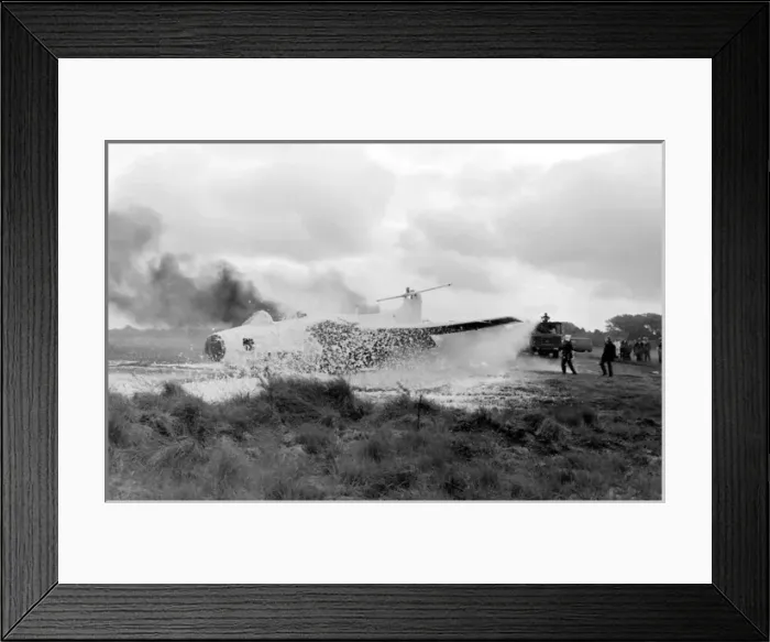 Framed Print : Aircraft Firefighters School, Stansted, Essex Framed Print : Aircraft Firefighters School, Stansted, Essex