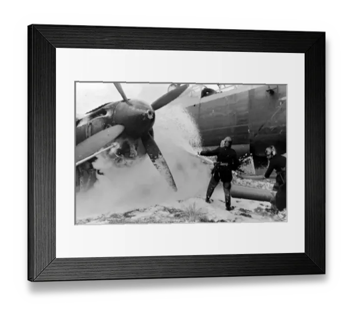 Framed Print : Aircraft Firefighters School, Stansted, Essex Framed Print : Aircraft Firefighters School, Stansted, Essex