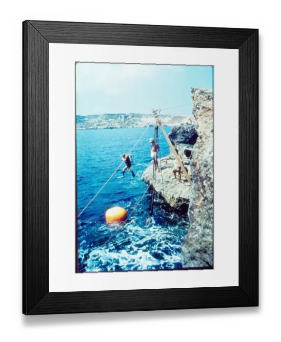 Framed Print : Underwater house floating in the sea, Malta Framed Print : Underwater house floating in the sea, Malta