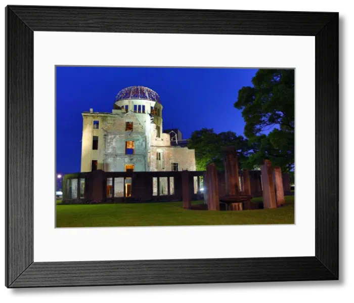 Framed Print : The Genbaku Domu, Atomic Bomb Dome, Hiroshima