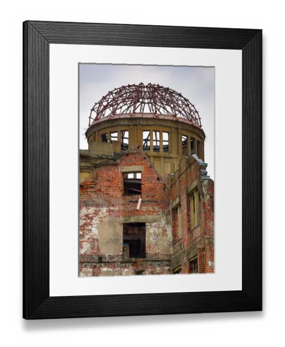 Framed Print : The Genbaku Domu, Atomic Bomb Dome, Hiroshima Framed Print : The Genbaku Domu, Atomic Bomb Dome, Hiroshima