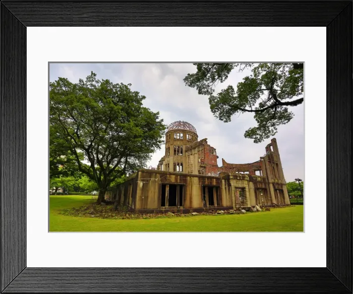 Framed Print : The Genbaku Domu, Atomic Bomb Dome, Hiroshima Framed Print : The Genbaku Domu, Atomic Bomb Dome, Hiroshima