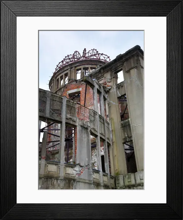 Framed Print : The Genbaku Domu, Atomic Bomb Dome, Hiroshima Framed Print : The Genbaku Domu, Atomic Bomb Dome, Hiroshima