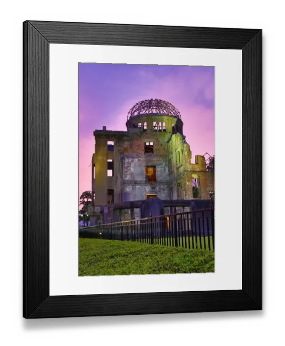 Framed Print : The Genbaku Domu, Atomic Bomb Dome, Hiroshima Framed Print : The Genbaku Domu, Atomic Bomb Dome, Hiroshima