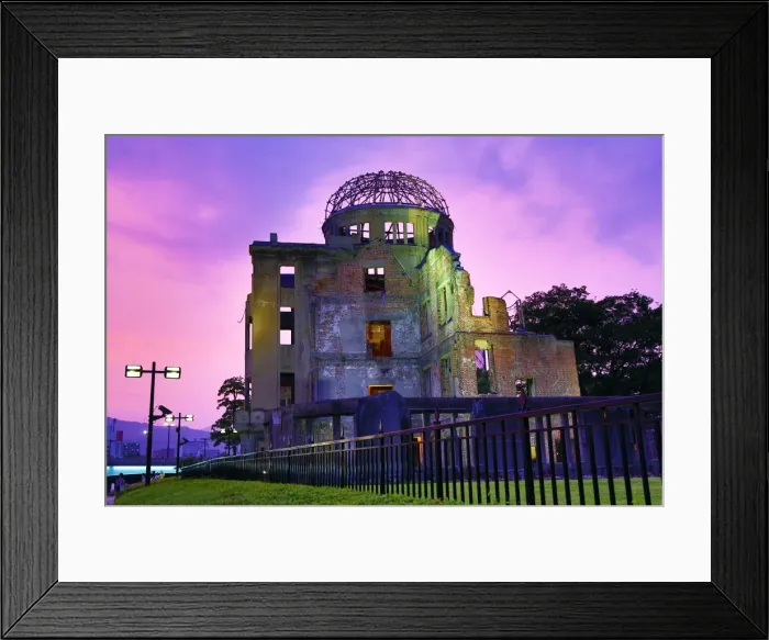 Framed Print : The Genbaku Domu, Atomic Bomb Dome, Hiroshima Framed Print : The Genbaku Domu, Atomic Bomb Dome, Hiroshima