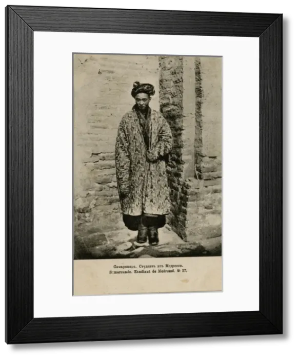 Framed Print : Uzbekistan - Samarkand - Student at the Madrasa Framed Print : Uzbekistan - Samarkand - Student at the Madrasa