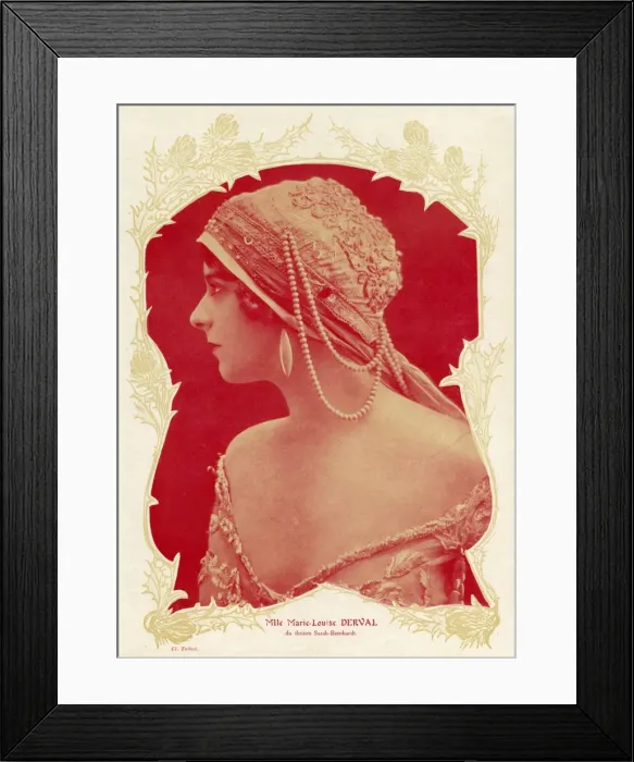 Framed Print : Marie-Louise Derval Framed Print : Marie-Louise Derval