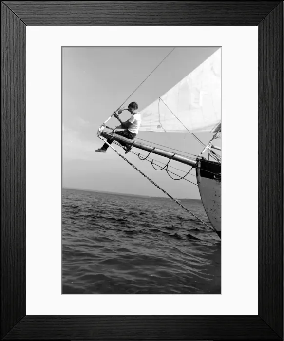 Framed Print : Sailing ship on the water, ocean sailing school Framed Print : Sailing ship on the water, ocean sailing school