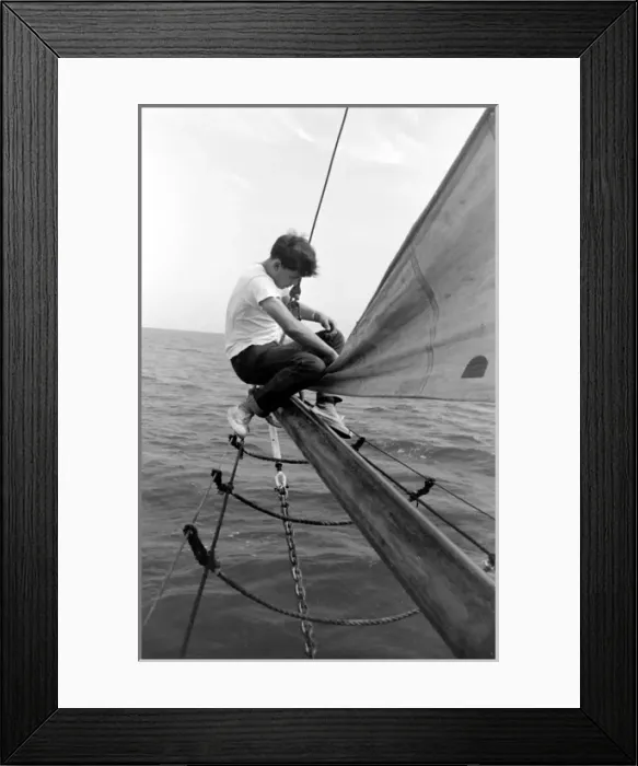 Framed Print : Sailing ship on the water, ocean sailing school Framed Print : Sailing ship on the water, ocean sailing school