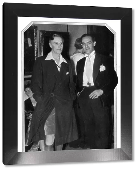 Dress Reform Dance. Mr. Ernest Thesiger and Mr. Wallace Wood
