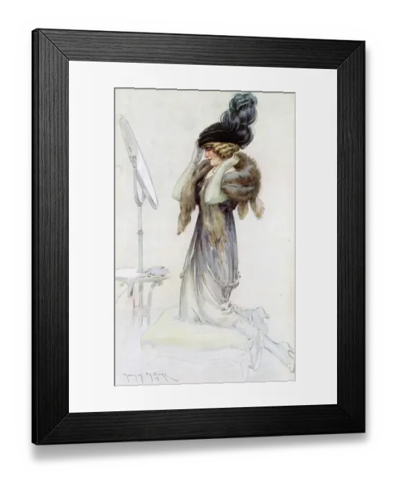 Framed Print : Ready to go out 1914 Framed Print : Ready to go out 1914