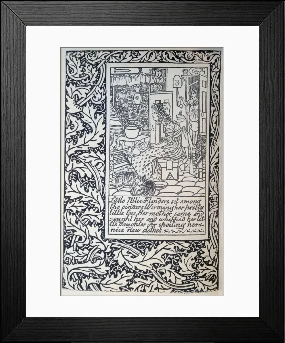 Framed Print : Illustration, Little Pollie Flinders Framed Print : Illustration, Little Pollie Flinders