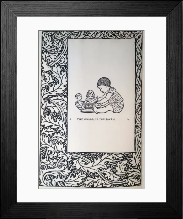Framed Print : Illustration, The Order of the Bath Framed Print : Illustration, The Order of the Bath