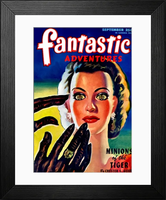 Framed Print : Fantastic Adventures - Minions of the Tiger Framed Print : Fantastic Adventures - Minions of the Tiger