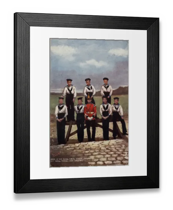 Framed Print : Boys of the Royal Naval School, Greenwich Framed Print : Boys of the Royal Naval School, Greenwich