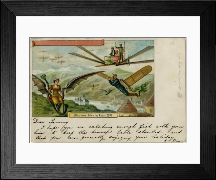 Framed Print : Future Prediction - Flying Machines in the Year 2000 Framed Print : Future Prediction - Flying Machines in the Year 2000