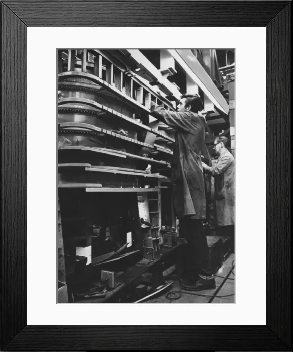 Framed Print : Concorde under construction, Bristol Framed Print : Concorde under construction, Bristol