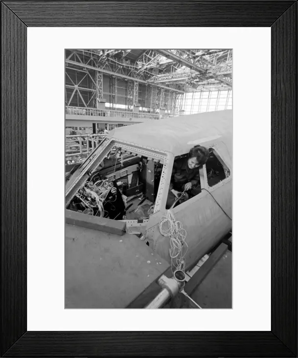 Framed Print : Concorde under construction, Bristol Framed Print : Concorde under construction, Bristol