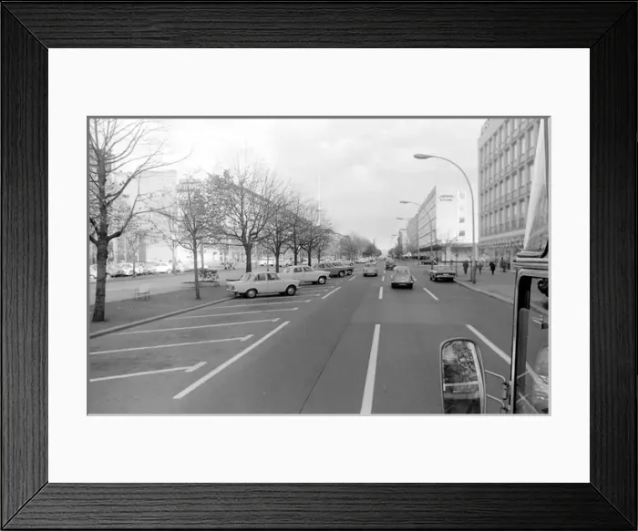 Framed Print : Unter den Linden, East Berlin, Germany Framed Print : Unter den Linden, East Berlin, Germany