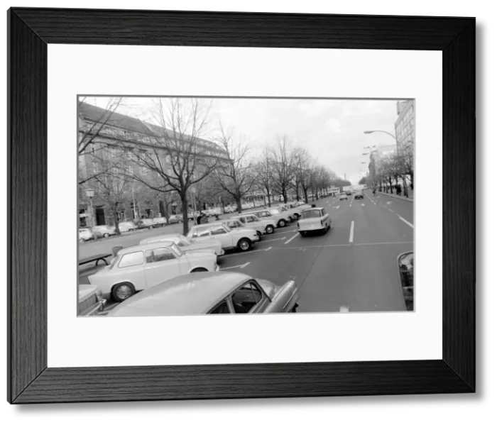 Framed Print : Unter den Linden, East Berlin, Germany Framed Print : Unter den Linden, East Berlin, Germany