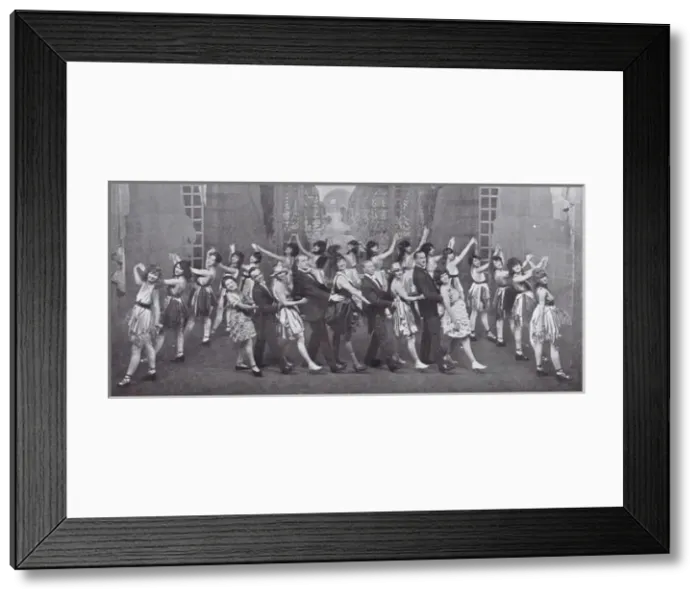 Framed Print : The finale from Back Again (1919), Ambassadeurs Theatre, Lon Framed Print : The finale from Back Again (1919), Ambassadeurs Theatre, Lon