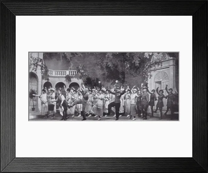 Framed Print : A scene from Kissing Time (1919) at the Winter Garden Theatr Framed Print : A scene from Kissing Time (1919) at the Winter Garden Theatr