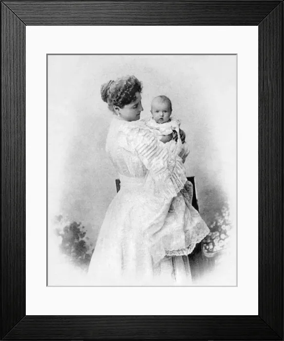 Framed Print : Empress Alexandra with Grand Princess Anastasia Framed Print : Empress Alexandra with Grand Princess Anastasia