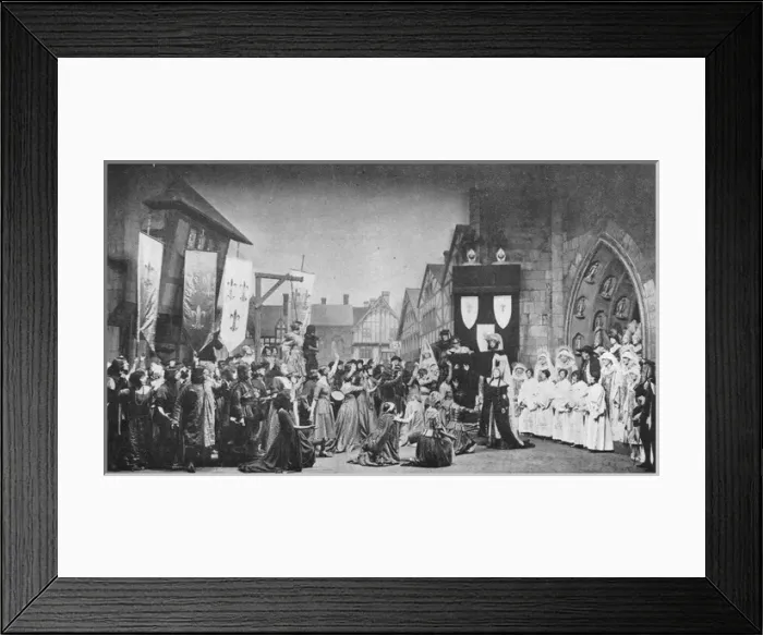 Framed Print : A scene from The Vagabond King at the Winter Garden Theatre Framed Print : A scene from The Vagabond King at the Winter Garden Theatre