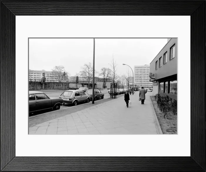 Framed Print : Street scene, West Berlin, Germany Framed Print : Street scene, West Berlin, Germany